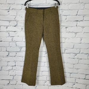 Burberry Prorsum Green Boucle Trousers